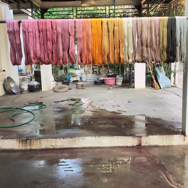 Masterclass  in natural dyeing and weaving school - Laos February 2020